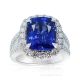 5.86 ct Platinum Sapphire Ring, GIA Origin Report 
