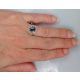 Cushion-shaped-blue-sapphire-1.04 ct-engagment-ring
