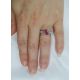 Pink Ceylon Sapphire Round Cut Ring