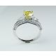 Yellow Ceylon Sapphire 3ct  ring for sale 