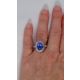 Platinum Sapphire Ring for women 
