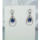 GIA G. G Certified Sapphire earrings 