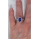 Platinum Sapphire Ring, 3.01 ct Unheated GIA Certified 