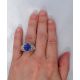 Natural Platinum Sapphire Ring, 5.17 ct Unheated GIA Origin Report 