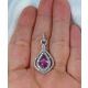 Natural pink sapphire Pendent 