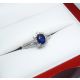 Sapphire and white Gold ring 