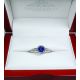 1.31 tcw Blue Diamond Ring 