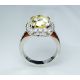 yellow sapphire Platinum ring