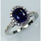 blue Sapphire and Diamond 