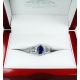 blue Sapphire ring and Diamond 