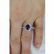 Blue Oval Natural blue Sapphire 