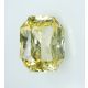 Natural yellow sapphire emerald cut