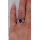 Platinum Sapphire Ring, 2.23 ct Natural Ceylon Sapphire GIA Certified 