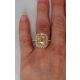 Unheated Yellow Sapphire Ring, 5.02 ct Asscher Cut 18kt GIA Certified 