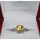 6 size yellow sapphire ring