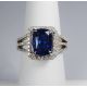 Blue sapphire ring 5 carets 