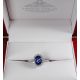 Blue Oval sapphire 2ct in Box 