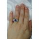 blue diamond ring  