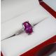Pink Sapphire engagement ring