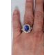 Platinum Sapphire Ring, 3.52 ct Unheated GIA Certified 