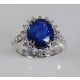 Blue Diamond Ring 
