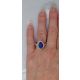 Platinum Sapphire Ring, 3.33 ct Natural Ceylon Sapphire GIA