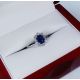 18 kt-White-Gold-with-Blue-Sapphire-and-diamonds-ring