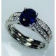 Blue sapphire ring 