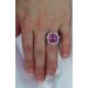 Diamond Ring  8.36 tcw Pink