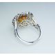 Platinum-ring-with-orange-sapphire-oval-cut
