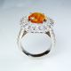 Orange-sapphire-and-Platinum-ring-ladies