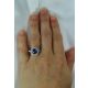 Mixed-Cushion-Blue-Ceylon-Sapphire-&-Diamond-Ring-size-6.5-size