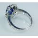 18kt White Gold and Sapphire 