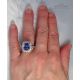 Unheated Platinum Sapphire Ring, 4.18 ct GIA Certified 