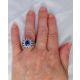 Platinum Ceylon Sapphire Ring, 1.74 ct GIA Certified 
