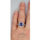 blue Sapphire Ring in finger 