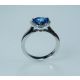 GIA Certified 18kt White Gold ring