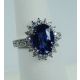 Blue Diamond Ring 9 grams 