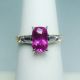 Gold ring with Pink Sapphire 