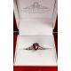 Untreated Pink Ceylon sapphire ring in beautiful box 