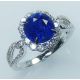 Blue Oval Sapphire  