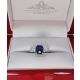 blue sapphire engagement rings emerald cut