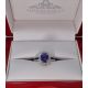 violet blue sapphire ring