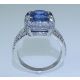 White Gold ring with Sapphire 