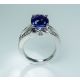 blue Sapphire engagement ring