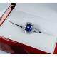 blue sapphire in white Gold Ring 