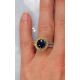 yellow gold and blue sapphire ring for engagement 