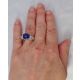 Platinum Sapphire Ring, 5.13 ct Natural Ceylon Sapphire GIA Certified 