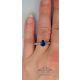 blue sapphire and diamond 14kt white gold ring price