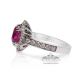 pink sapphire platinum ring
